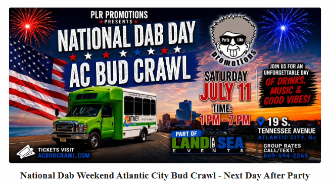 National Dab Day AC Bud Crawl